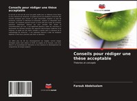 Farouk Abdelsalam | Conseils Pour RéDiger Une ThèSe Acceptable | Taschenbuch