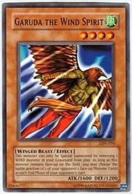 Garuda the Wind Spirit - LON-070 - Common - Unlimited Edition - Heavily Played