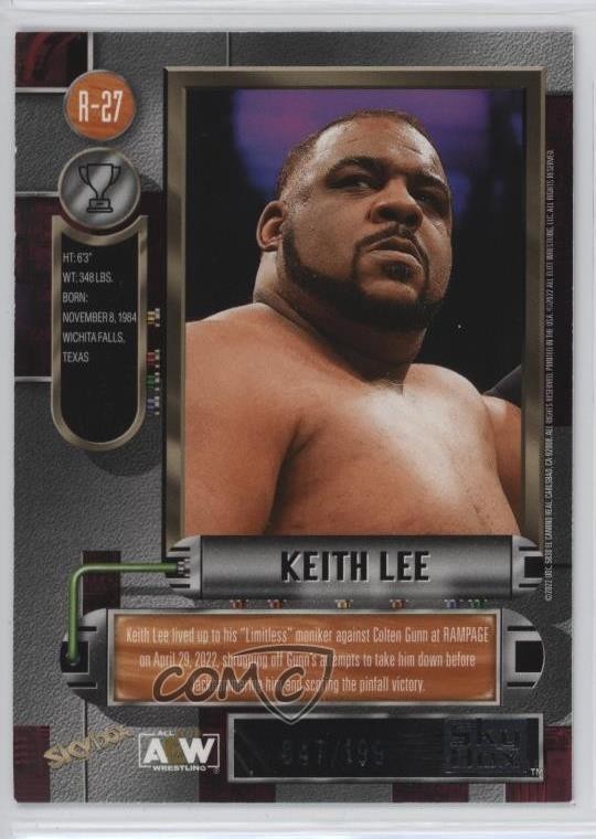 2022 Skybox Metal Universe AEW All Elite Wrestling 1997-98 Retro Keith Lee 1g2u thumbnail 2