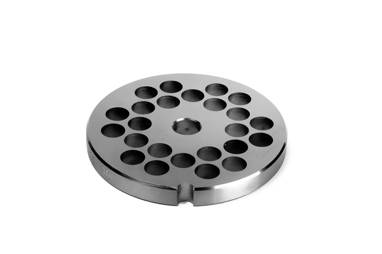 Piastra Inox TC22 Fori 10mm TRE SPADE