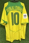 RONALDINHO #10 MENS BRAZIL BRASIL 2004/2006 FOOTBALL SOCCER SHIRT JERSEY SIZE XL
