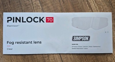 Pinlock SIMPSON VENOM DARKSOME SPEED Max Vision Motorradhelm