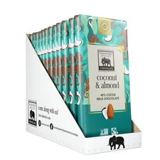 Endangered Species Chocolate Coconut, Almonds + 48% Milk Chocolate - 3 Ounce ...