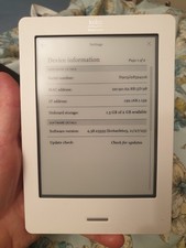 Kobo TOUCH Rakuten E-book reader 6" touchscreen  wifi white/lilac 