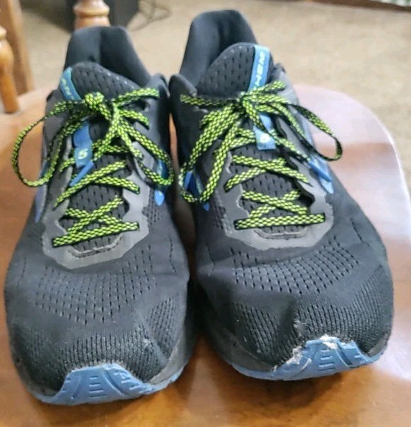 Men Size 10.5 Brooks Anthem 5 Running Shoes Black Blue Brooks Anthem 5 Black Blue for sale | eBay main image 3