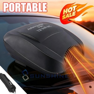 cigarette lighter space heater Car Heater & Portable Defroster That Plugs Into Cigarette Lighter For Car  12V DC