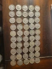 1946-1964 90% SILVER ROOSEVELT DIMES ROLL 50 COIN LOT- MIXED DATES