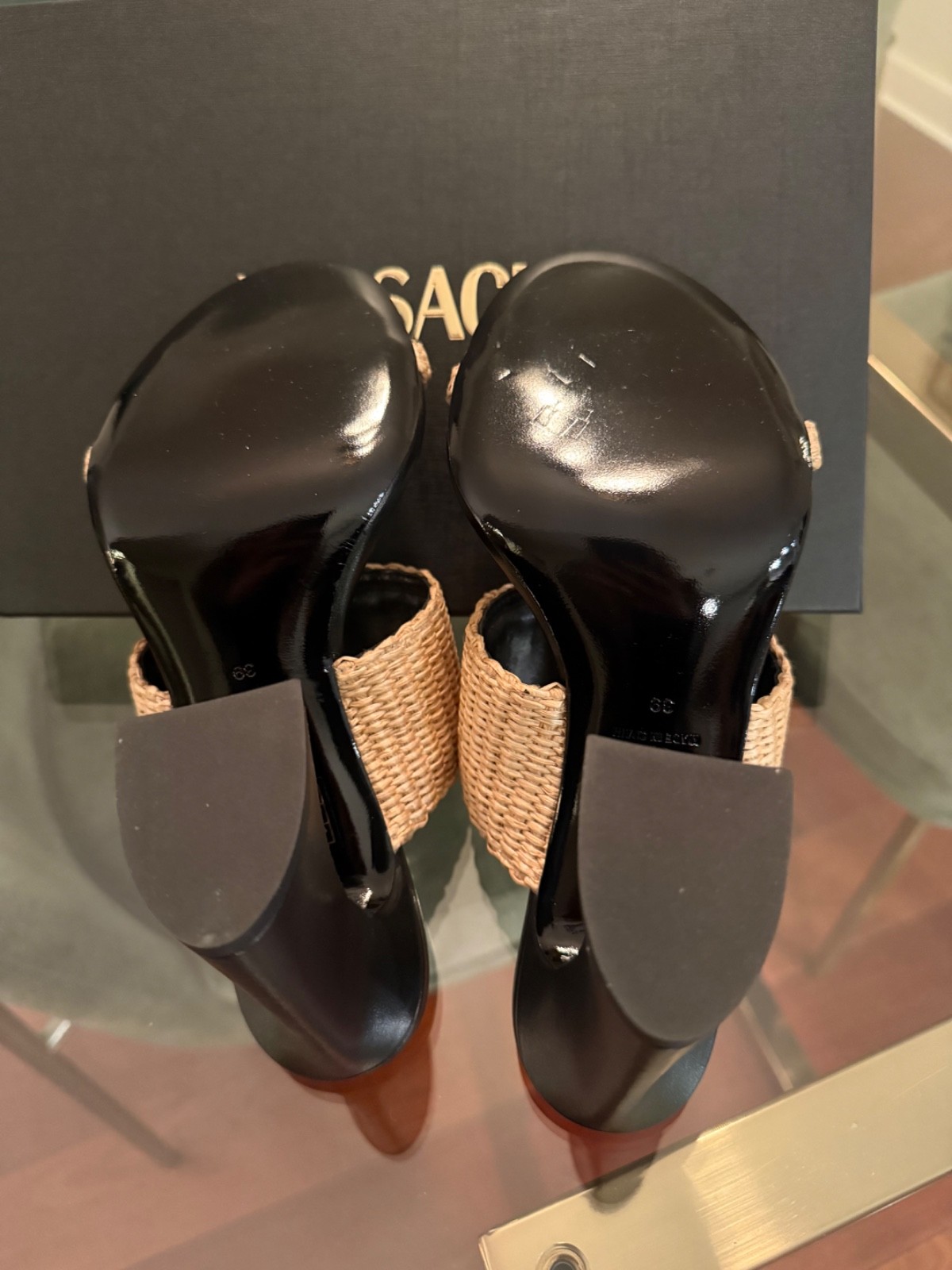 Versace Women's Gold Medusa Mules Shoes US8.5 IT 39 thumbnail 3