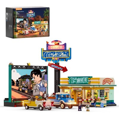 Lumibricks / Funwhole Road Trip L9081 (18004) Night Glow Drive-In m.Beleuchtung