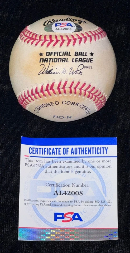 Johnny Podres "1955 World Series MVP 55 WS" Signed Baseball Autographed Auto PSA - Image 4 of 4