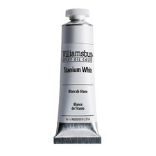 Artist Oil Colors by GOLDEN, Titanium White, 37 ml tube, Professional Oil Pai...