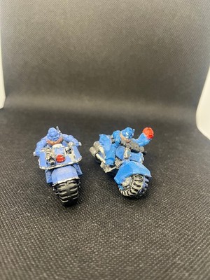 Warhammer 40K Space Marines Attack Bikes (x2) OOP Firstborn | Fantasy Vault