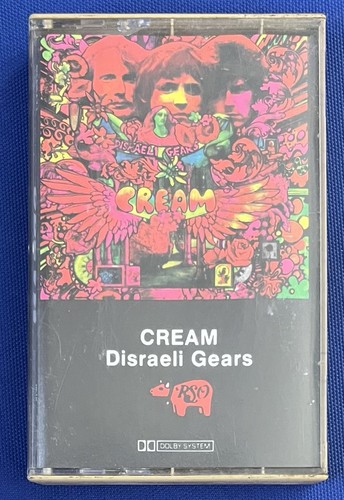 CREAM Disraeli Gears (Cassette, 1976, Polygram, RSO) Tested