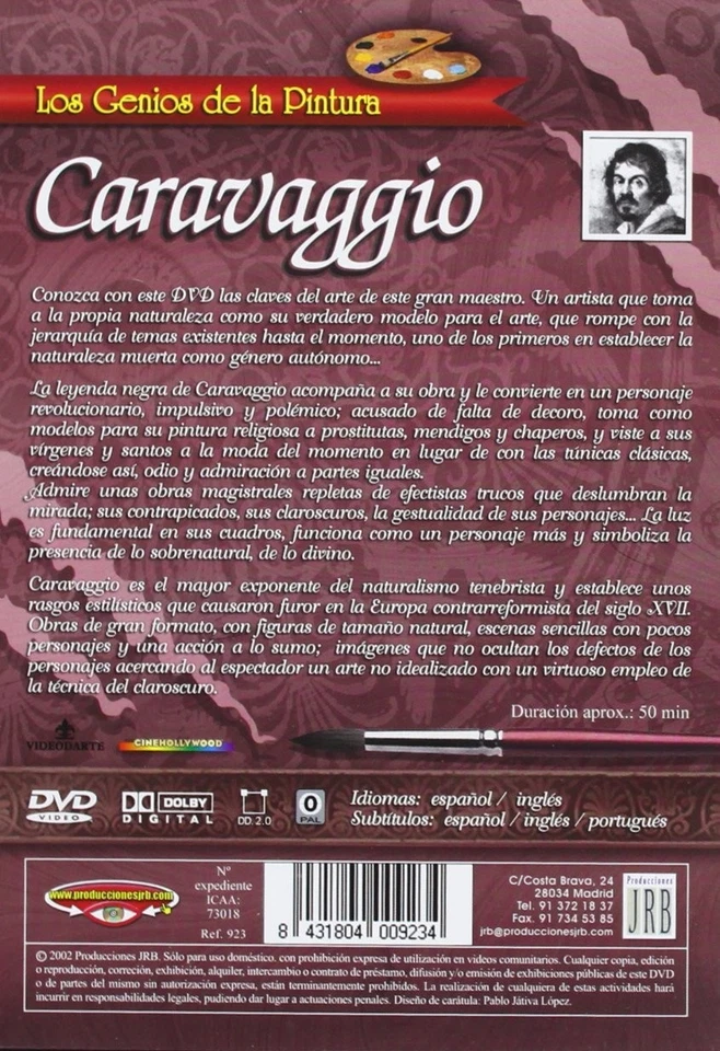 CARAVAGGIO (DVD) - Imagen 2 de 3