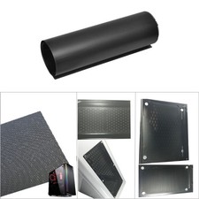 DIY Computer Mesh 30cm PVC PC for Case Fan Cooler Black Dust Filter Net