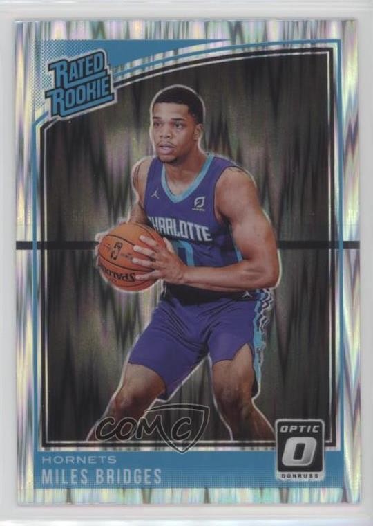 2018-19 Panini Donruss Optic Rated Rookie Shock Prizm Miles Bridges #172 n1u