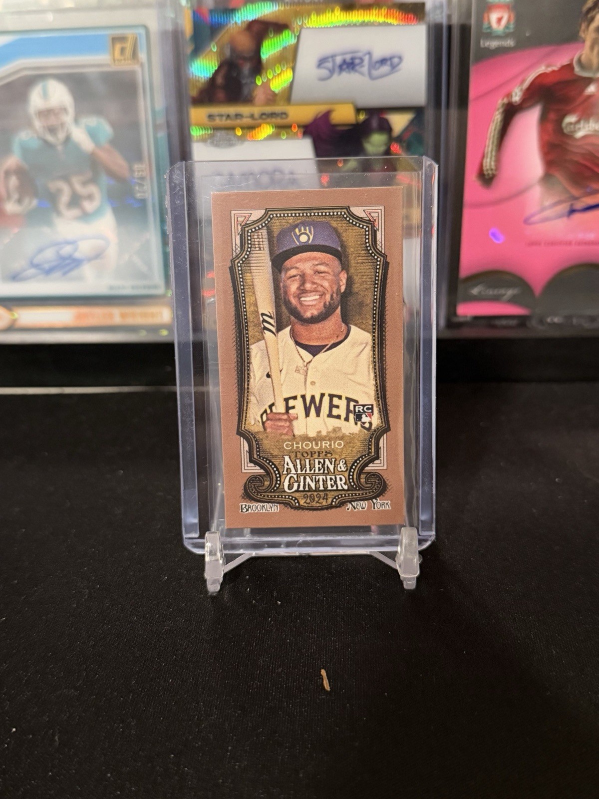 2024 Topps Allen & Ginter - Jackson Chourio #276 Mini Gold Border (RC)