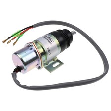 12V Stop Solenoid 4281719 for Hitachi EX12 EX15 EX22 EX25 EX30 EX35 EX45 Isuzu