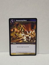 Shattering Blow World Of Warcraft TCG Heroes Of Azeroth Regular Common