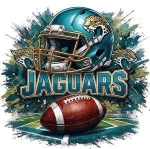 American Football Jacksonville Jaguars Self Adhesive Vinyl Sticker