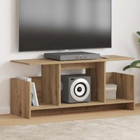 Tv-St?Nder 102 X 35 X 45 Cm Artisan-Eiche Holzwerkstoff