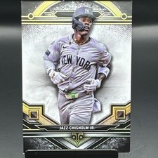 JAZZ CHISHOLM JR. 2024 TOPPS TRIPLE THREADS BASEBALL YANKEES #28