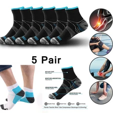 Foot Sleeves&Ankle Support - Compression Socks for Plantar Fasciitis Pain Relief