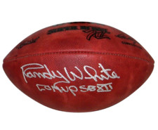 RANDY WHITE AUTOGRAPHED DALLAS COWBOYS SUPER BOWL XII 12 WILSON FOOTBALL JSA