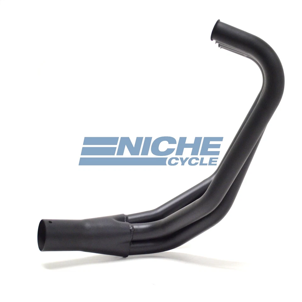 Honda CB500 CB550 Black 2.25" 4-Into-1 Exhaust Head Pipes - Image 2 of 2