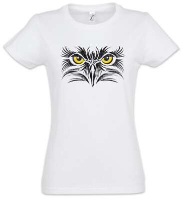 Eagle Eyes Damen T-Shirt Eye Staring Tattoo Bird Artist Art Wildlife