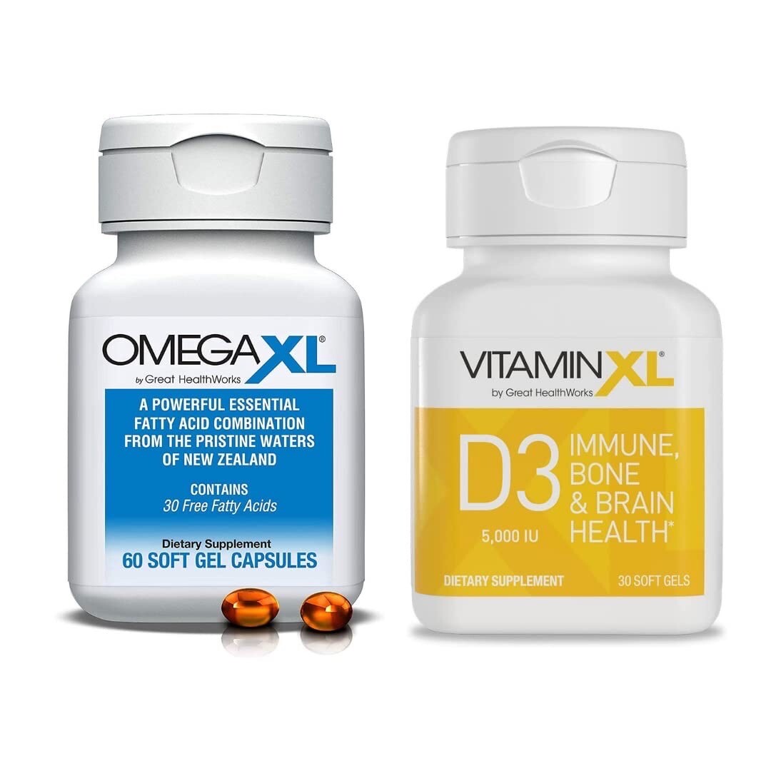 OmegaXL (1) 60ct Capsules + (1) FREE VitaminXL Joint Pain Relief & Inflammation. 868663000061 eBay