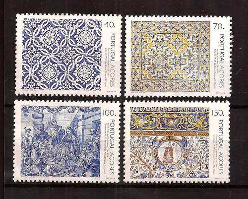 [9405] Portugal, Açores, 1994, Full set, MNH** Wall tiles