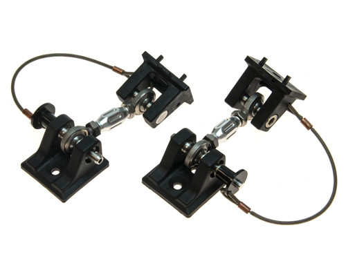 Attaches capot Jeep Wrangler TJ en acier réglable contre le flottement