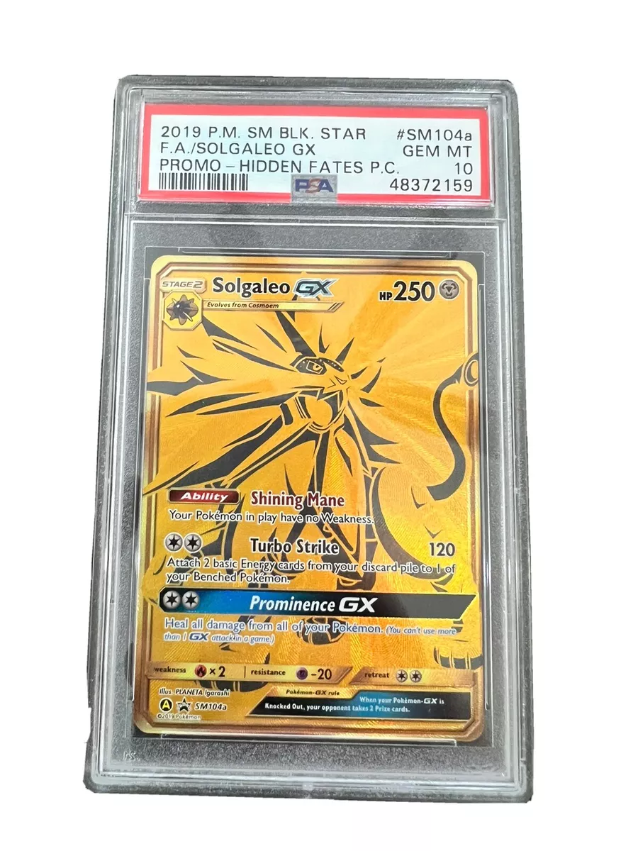 Solgaleo GX - Alternatives Pokemon Cards Pokémon card SM104a