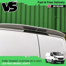 LED TWIN DOOR SMOKED HIGH LEVEL BRAKE LIGHT FITS FORD TRANSIT CUSTOM 12-23