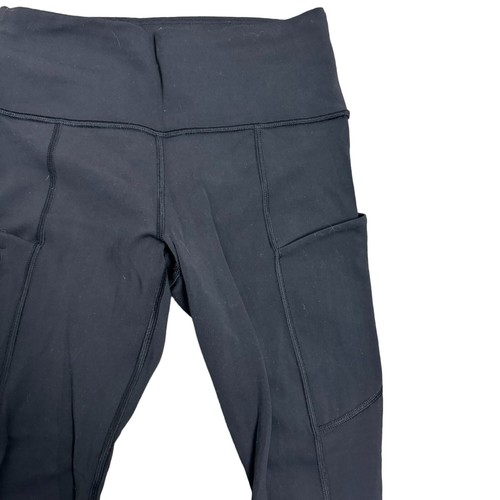 Athleta Damen-Kompressionsleggings Größe Small schwarz mit Taschen - Bild 3 von 9