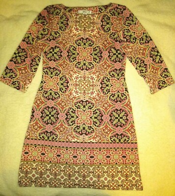 Wisp Stitch Fix Womens Karis Ponte Sheath Dress Size 6 Geometric Print