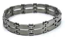 RCI Link Bracelet in Stainless Steel for Men's 8.25"in Italy
