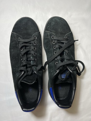 Adidas Men’s Stan Smith Black Suede Leather EU 41 US8 Uk7.5 S80501 Black Blue - Foto 5 di 10