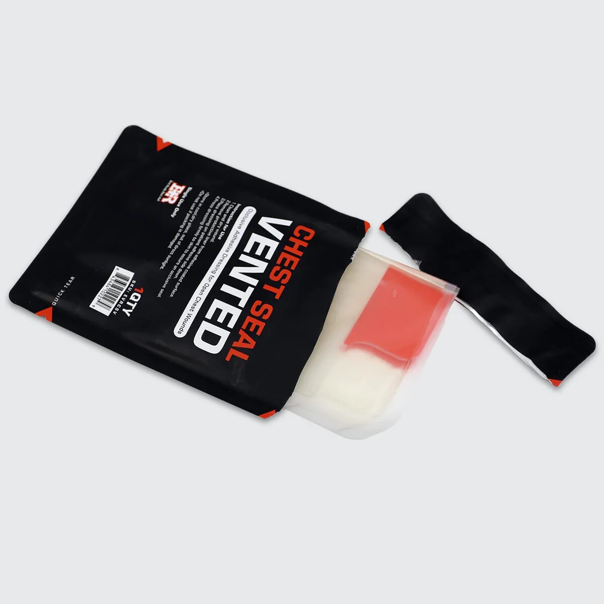 Ever Ready First Aid Vented Chest Seal 6.6” Adhesive Dressing Open