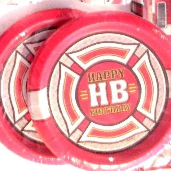 FIRE TRUCK PARTY Cumpleaños Fiesta Suministros Set Paquete Kit para 16 con Bolsas de Botín Foto 2 de 4