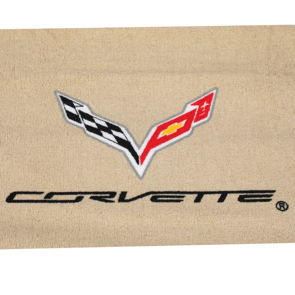 1 NUEVA toalla protectora de asiento bronceada para Chevrolet Corvette C7 NUEVA 2014-2019 Foto 3 de 4
