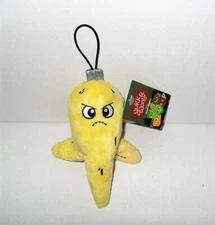 KIDROBOT YUKKY WORLD 4" PLUSH SINGLE SLIPPERY PETE BANANA NEW