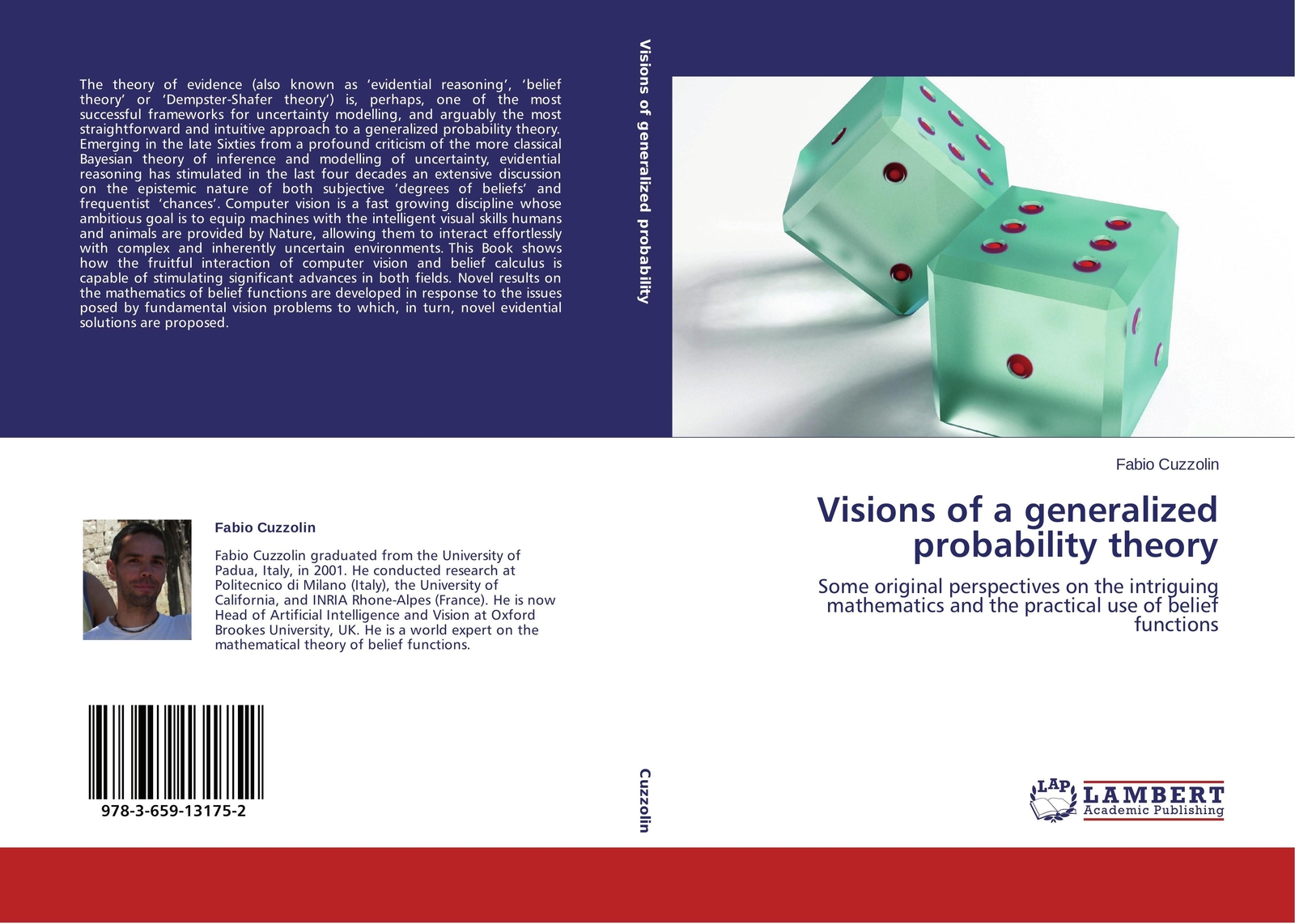 Thumbnail - Visions Of A Generalized Probability Theory Fabio Cuzzolin Taschenbuch