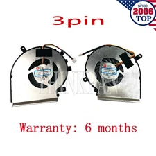 NEW CPU+GPU Cooling Fan for MSI GL62 6QC 6QD 6QE 6QF 3Pin US Shiping