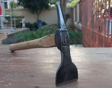 Old Small Japanese Adze Carpenter Woodworking Tools Edge Width  2 5/16"