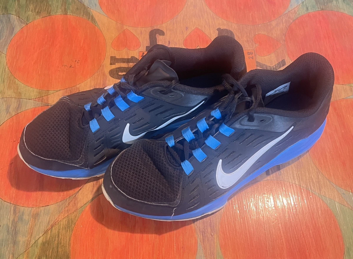 Mens Nike Shoes Sneakers Size 12 Lunar Edge Lunarlon Black Blue