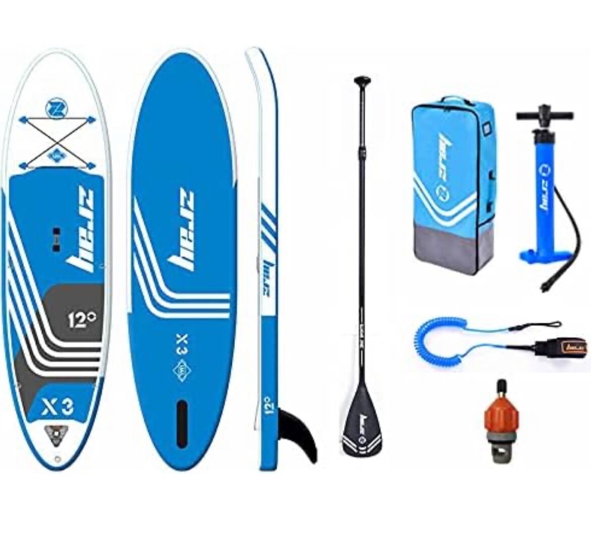 Paddle Gonflable ZRAY X-Rider X3 12' Surfboard 365x81x15cm pour Balade