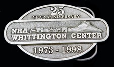 NRA Whittington Center National Rifle Association Firearms Vintage Belt Buckle