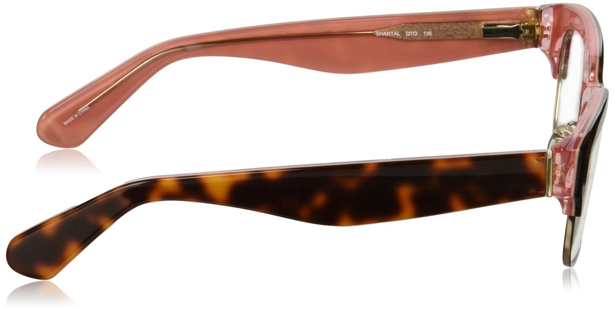 Kate Spade SHANTAL 0QTQ Havana Pink Tortoise Women’s Eyeglasses Cat Eye New Kate Spade Shantal Eyeglasses 0QTQ Havana Pink Cat Eye  main image 4